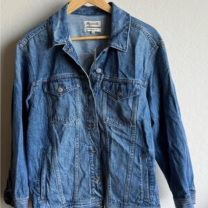Madewell Oversized Trucker Jacket Small